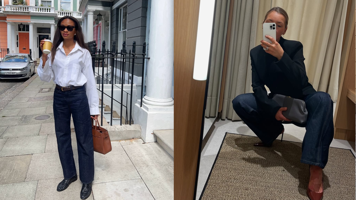 Dark-Wash Jeans Are Already Defining Spring—Hot Tip: These Shoes Look Best With Them