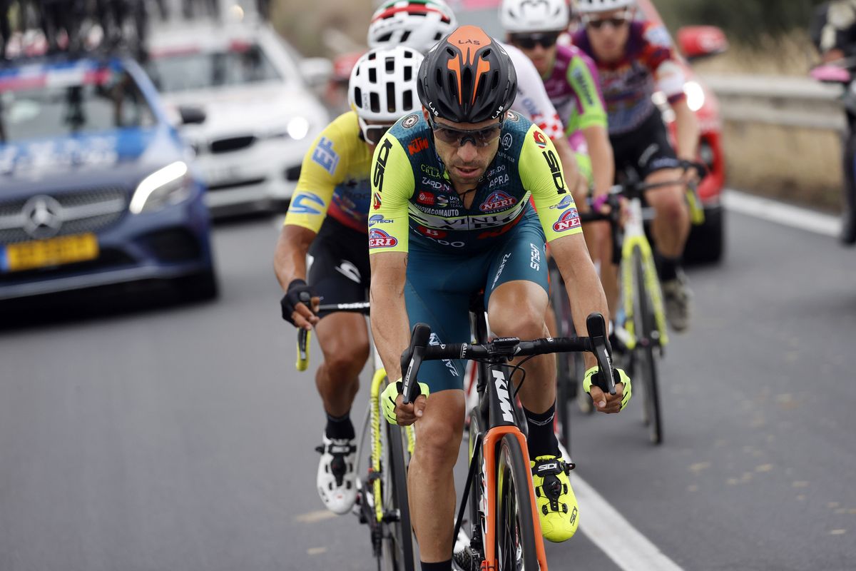 Giro d'Italia 2020 - 103th Edition - 3rd stage Enna - Etna 150&Acirc;&nbsp;km - 05/10/2020 - Giovanni Visconti (ITA - Vini Zabu&acirc; - KTM) - photo Luca Bettini/BettiniPhoto&Acirc;&copy;2020