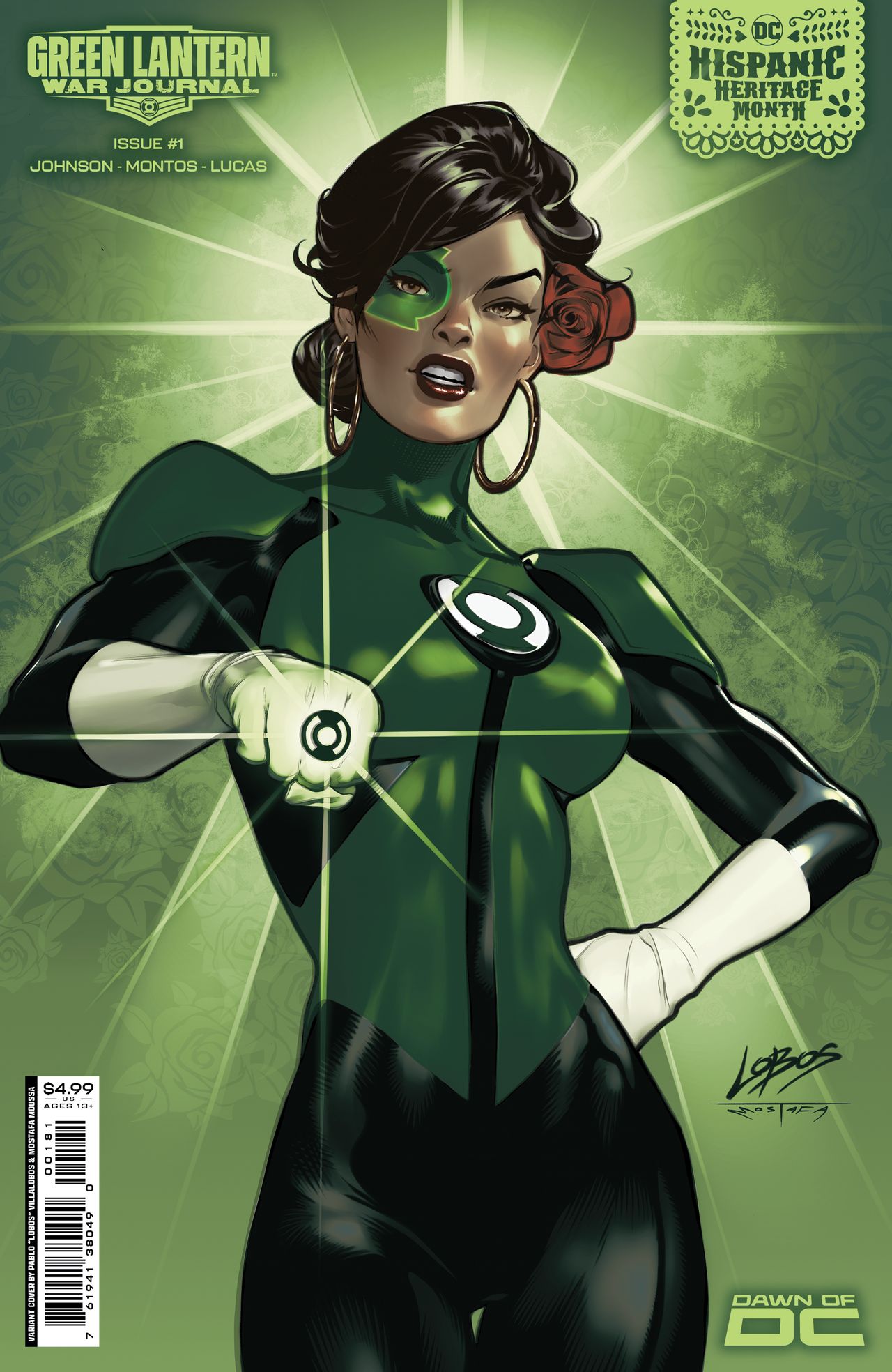 Covers for Green Lantern: War Journal #1.