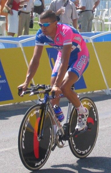 A Lampre-Fondital rider