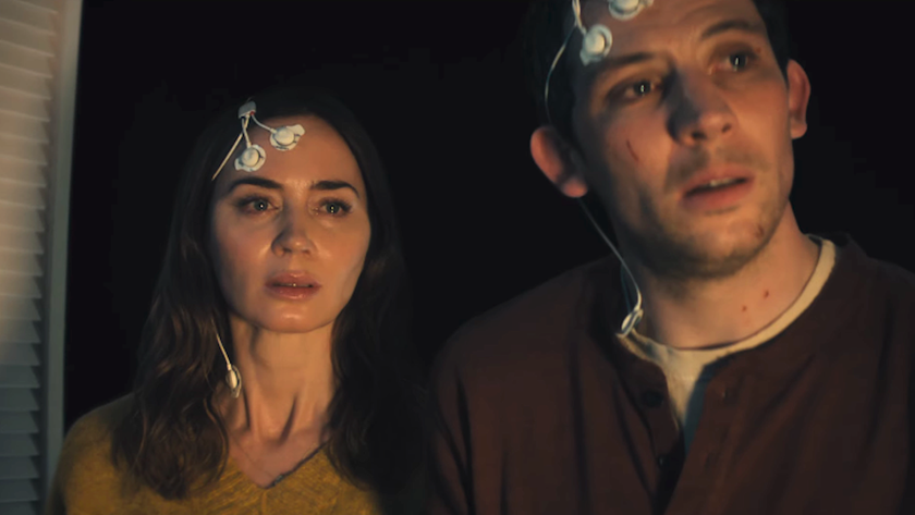 Emily Blunt and Josh O'Connor in Disclosure Day 