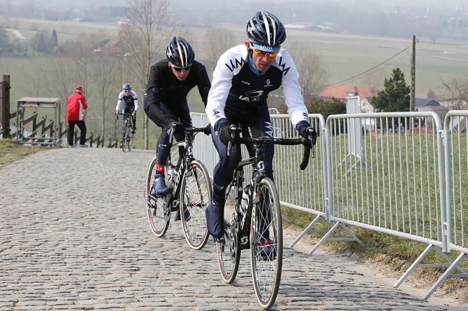 Sebastian Hinault hits the top of the Paterberg