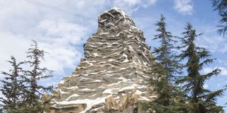 Matterhorn mountain at Disneyland