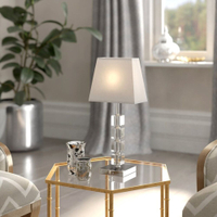 Chrome 44cm Bedside Table Lamp: was £39.99 now £34.99, Wayfair