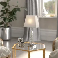 Chrome 44cm Bedside Table Lamp: was £39.99 now £34.99, Wayfair