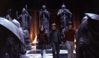 Hermione, Ron and Harry Potter in Sorcerer's Stone, wizard's chess