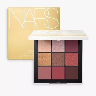 A shimmery NARS eyeshadow palette in gold packaging is one of the best beauty gifts.