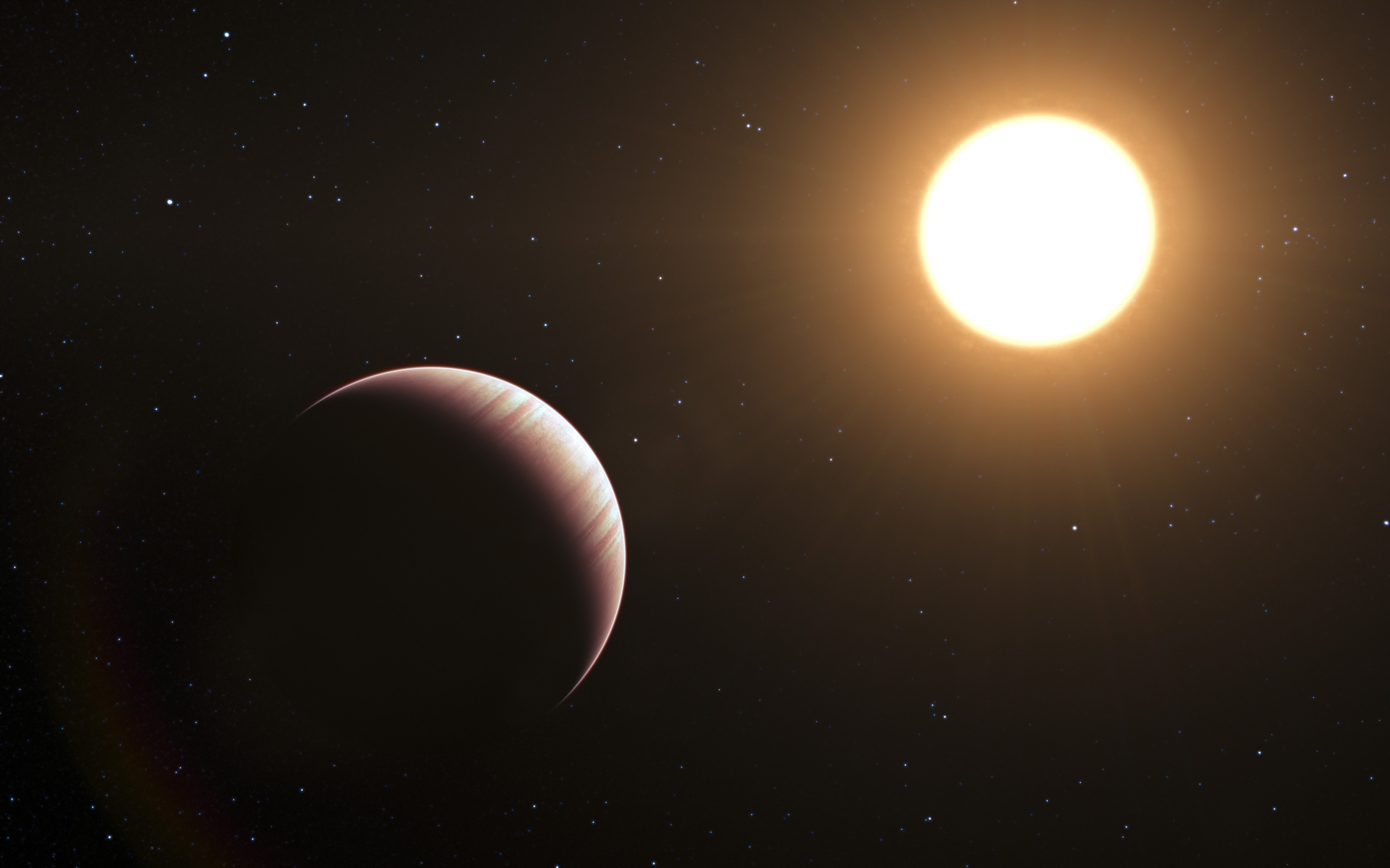 Artist&#039;s impression of the alien Planet Tau Bootis b