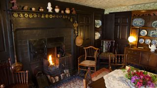 Kitchen of Hill Top, Cumbria, former home of Beatrix Potter