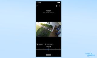 Nest Cam with Floodlight (wired) app nest aware