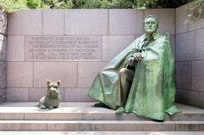 Washington, DC Franklin D. Roosevelt Anıtı 