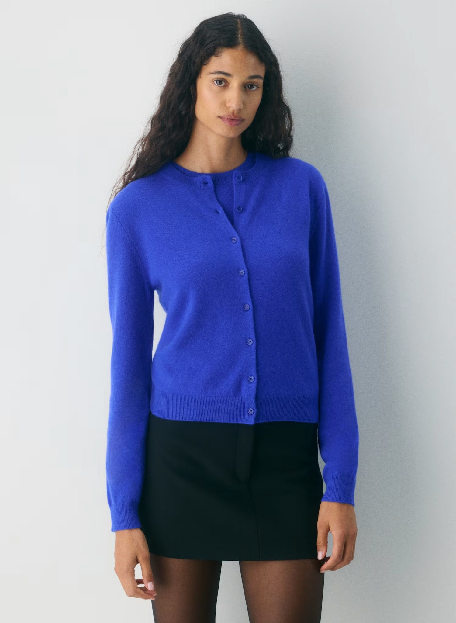 Aritzia Bare Cashmere Crew Cardigan