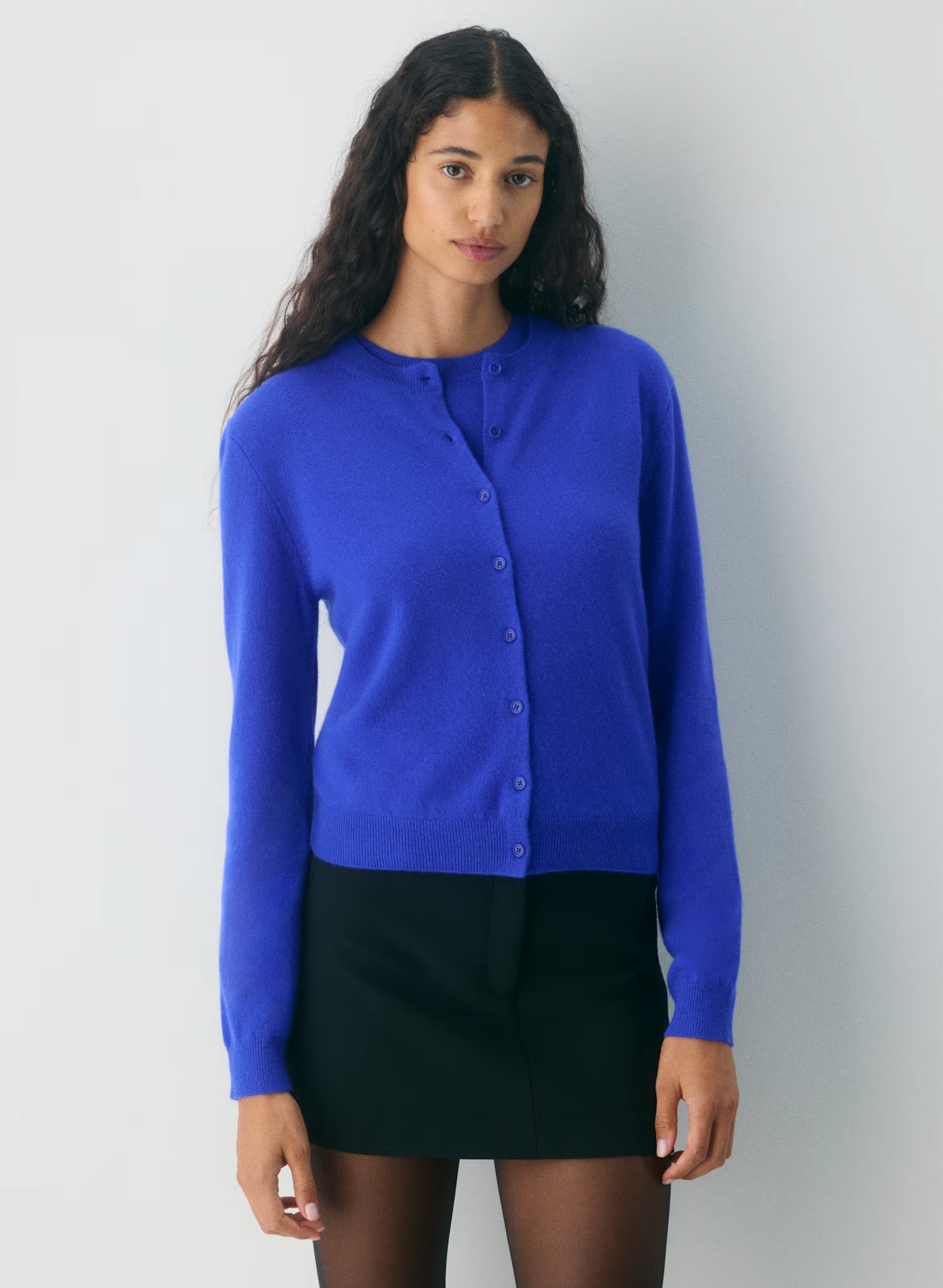 Aritzia Bare Cashmere Crew Cardigan