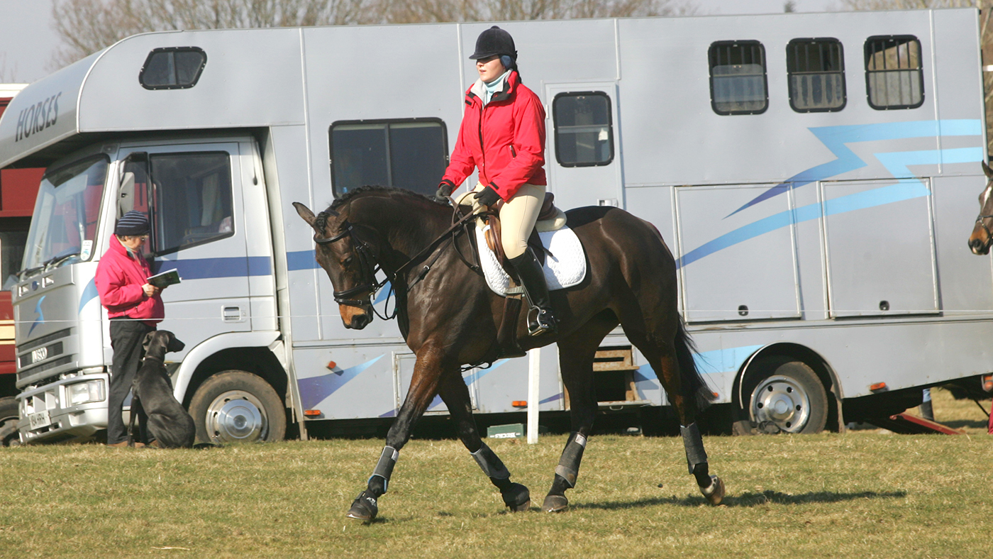 The signs of Azoturia/ERS are typically seen during the warm up section of a horse&rsquo;s exercise session.