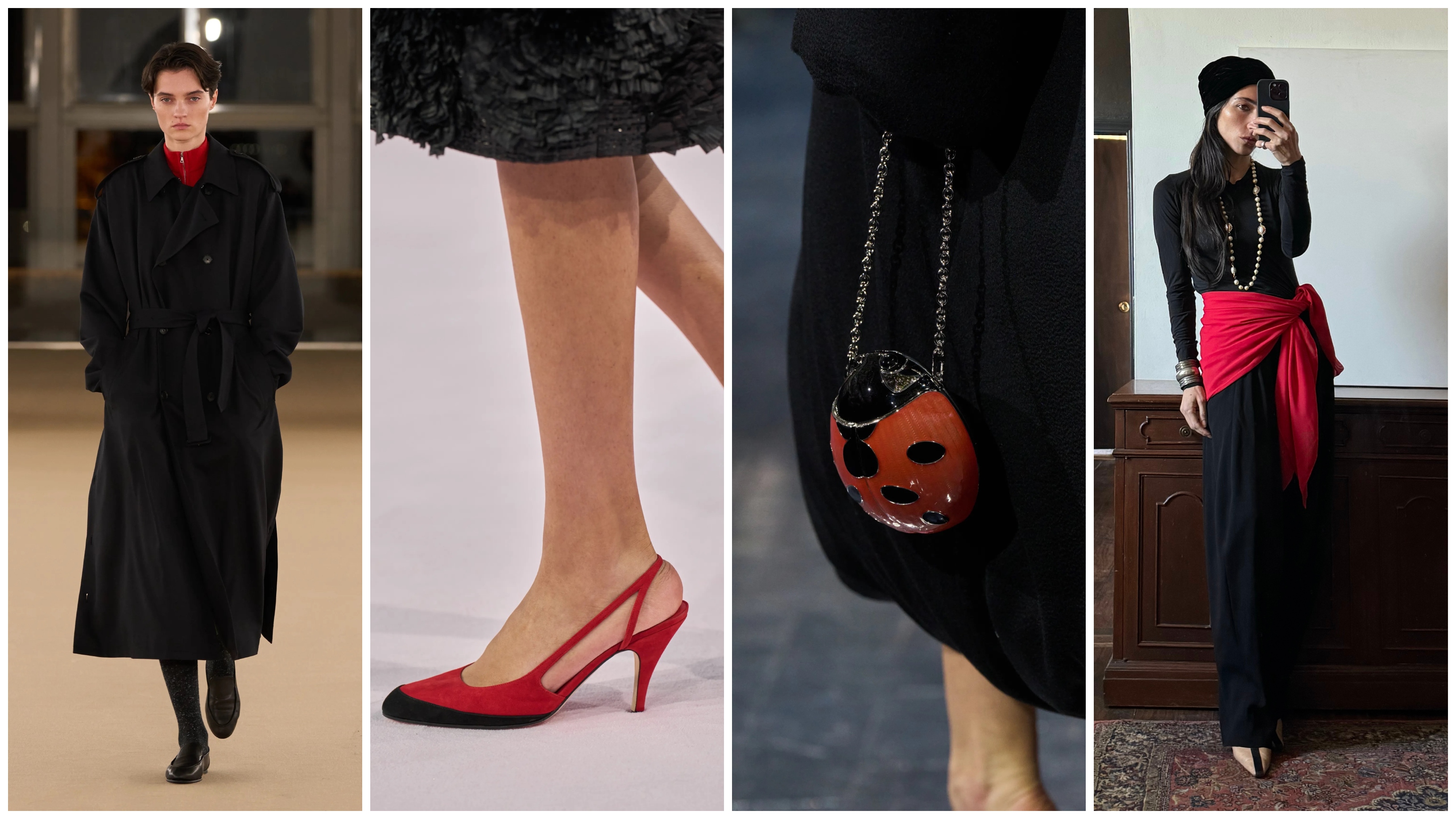 collage of Alexis Badiyi and runway images