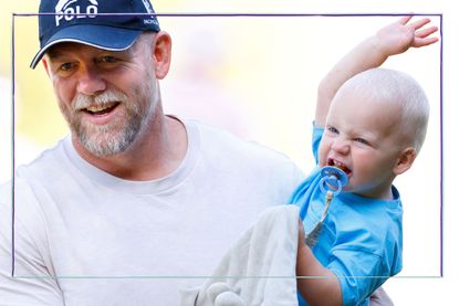 Mike Tindall and son Lucas Tindall