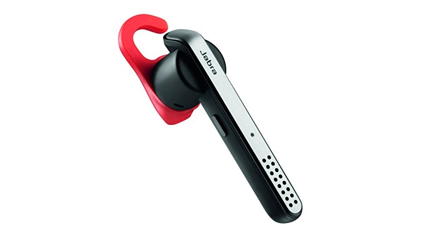 Jabra Stealth Bluetooth headset on a white background