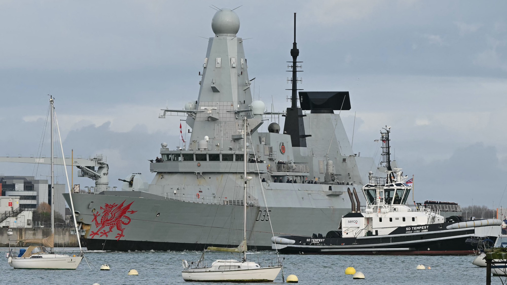 HMS Dragon beings voyage to Mediterranean