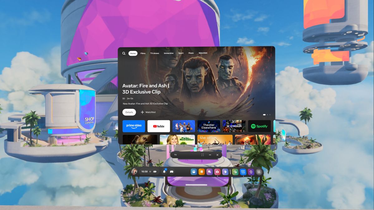 Meta Horizon TV app