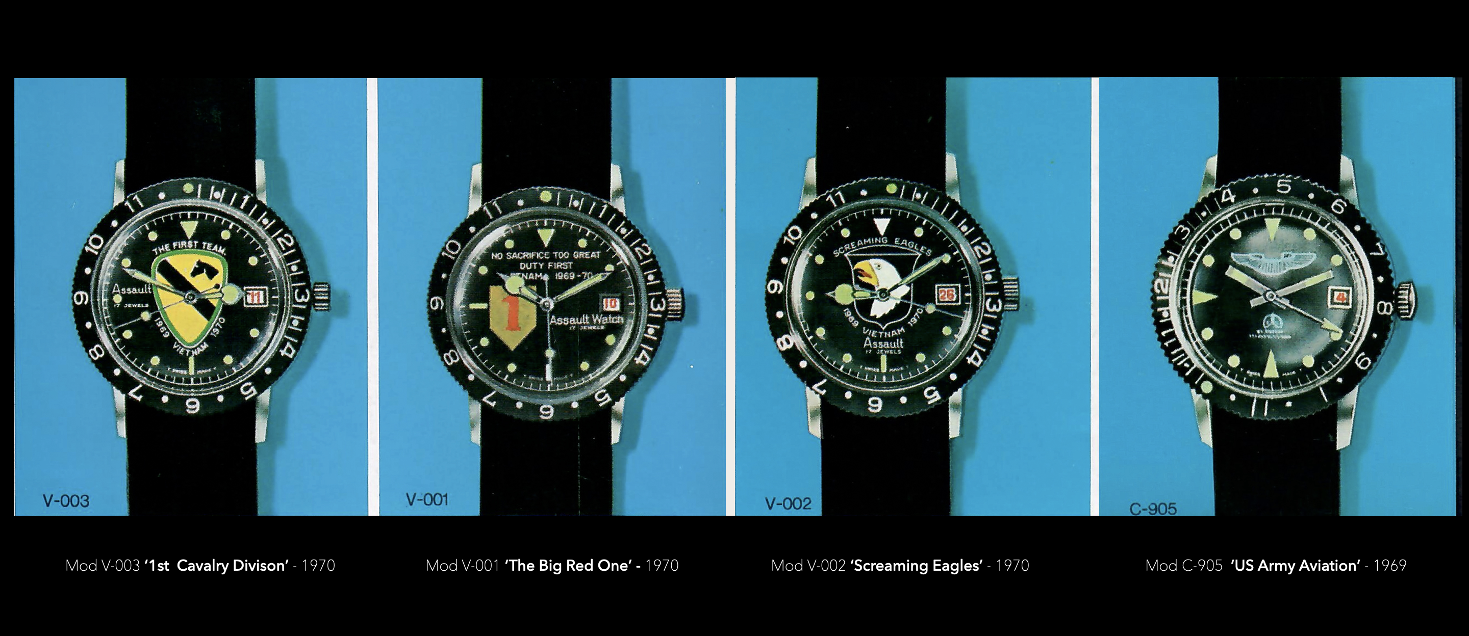 military watches from the archive of Ollech &amp; Wajs