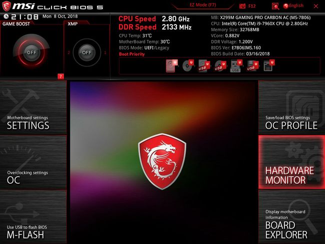 fan settings windows 10