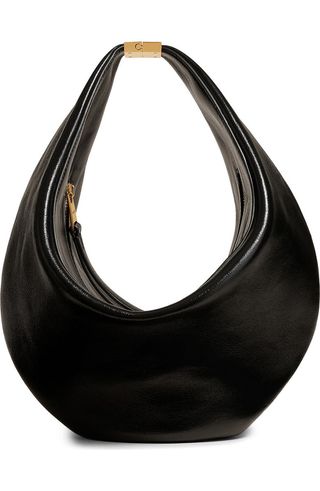 Small Olivia Leather Hobo Bag