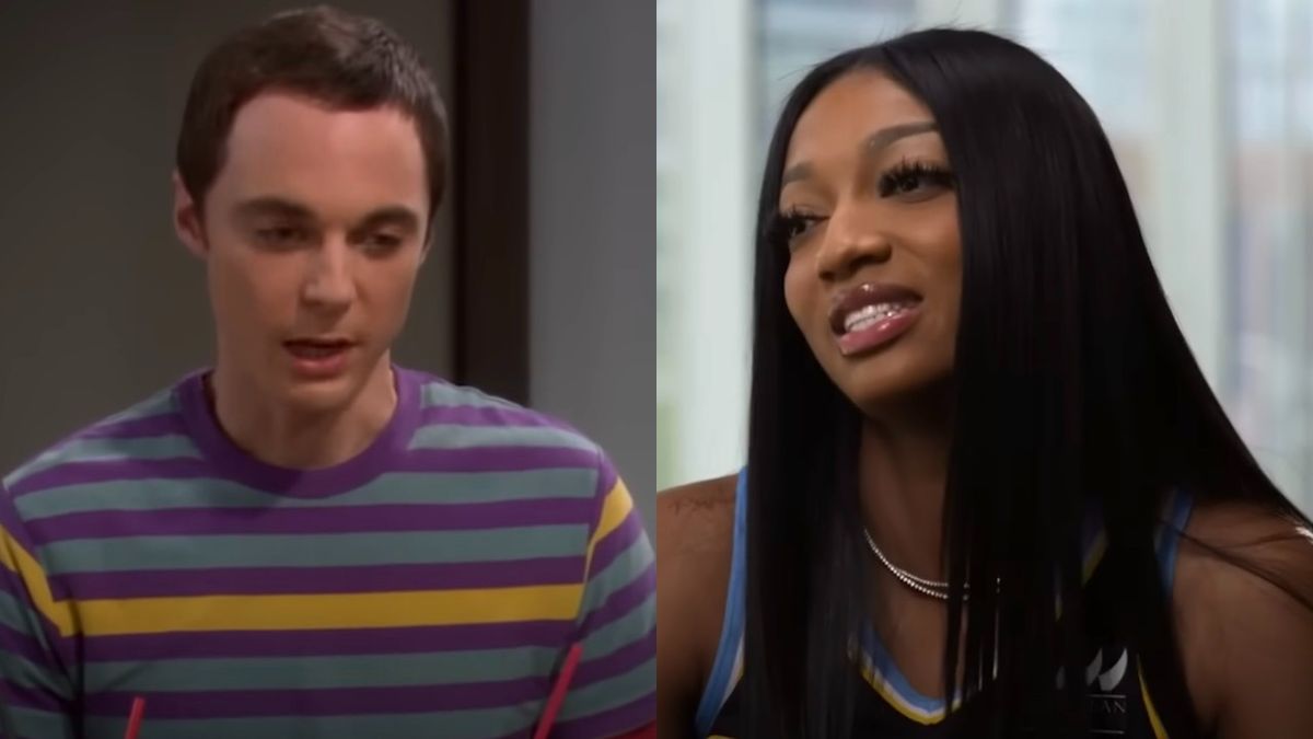 Angel Reese Dropped A Three-Word Response After A Risqué Big Bang Theory Scene And A Hot Mic Made A Post-Game Interview Amusingly Uncomfortable | Cinemablend