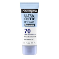 Neutrogena  Ultra Sheer Dry-Touch Water Resistant and Non-Greasy Sunscreen Lotion with Broad Spectrum SPF 70 (Was $13) 