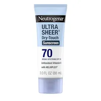 Neutrogena  Ultra Sheer Dry-Touch Water Resistant and Non-Greasy Sunscreen Lotion with Broad Spectrum SPF 70 (Was $13) 