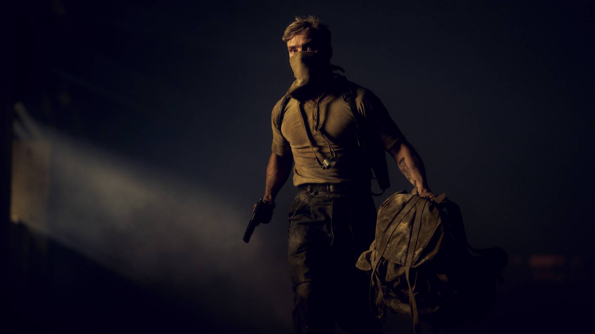 Cillian Murphy as Tommy Shelby wearing a mask in Peaky Blinders: The Immortal Man