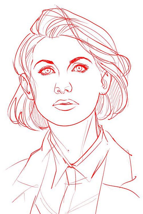 Doctor Who comic artist Rachael Stott drew this amazing portrait of 13