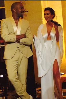 Kim Kardashian and Kanye West pre-wedding party