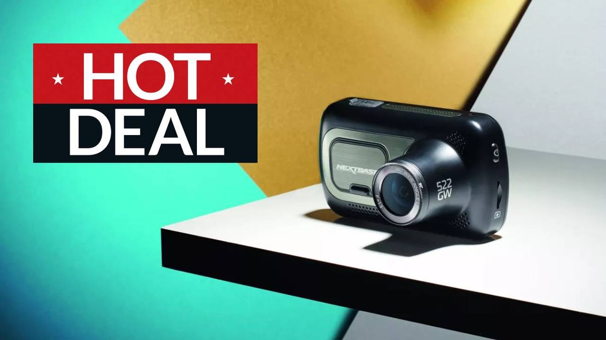 The 5-star Nextbase 522GW is just £219 in this dash cam bundle