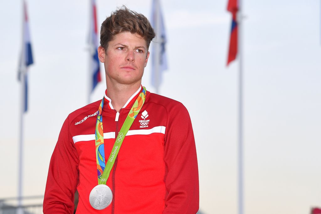 Silver medallist Jakob Fuglsang (Denmark)