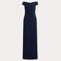 Crepe Off-the-Shoulder Gown, £279 ($343.61) | Ralph Lauren