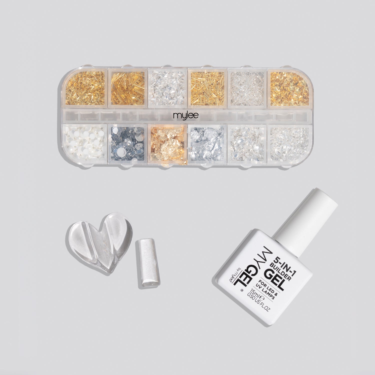 Mylee the Crown Jewels Nail Art Kit (with Builder Gel)