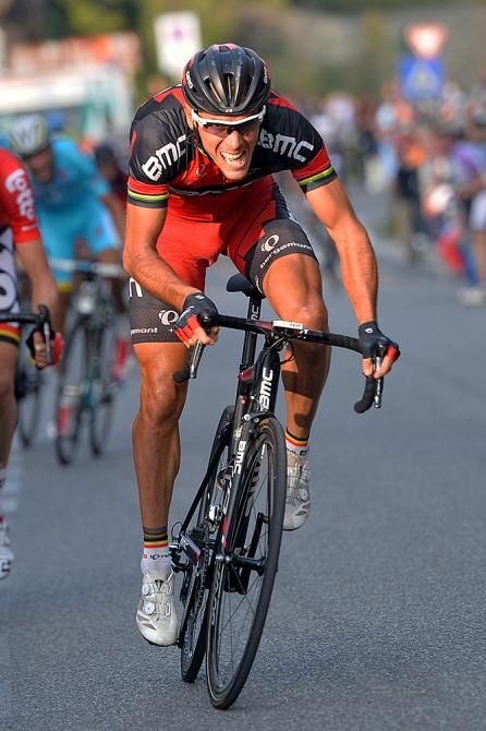 Philippe Gilbert (BMC) gets a gap near the end of the race