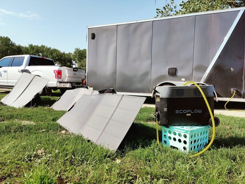 Ecoflow Delta Pro solar charging