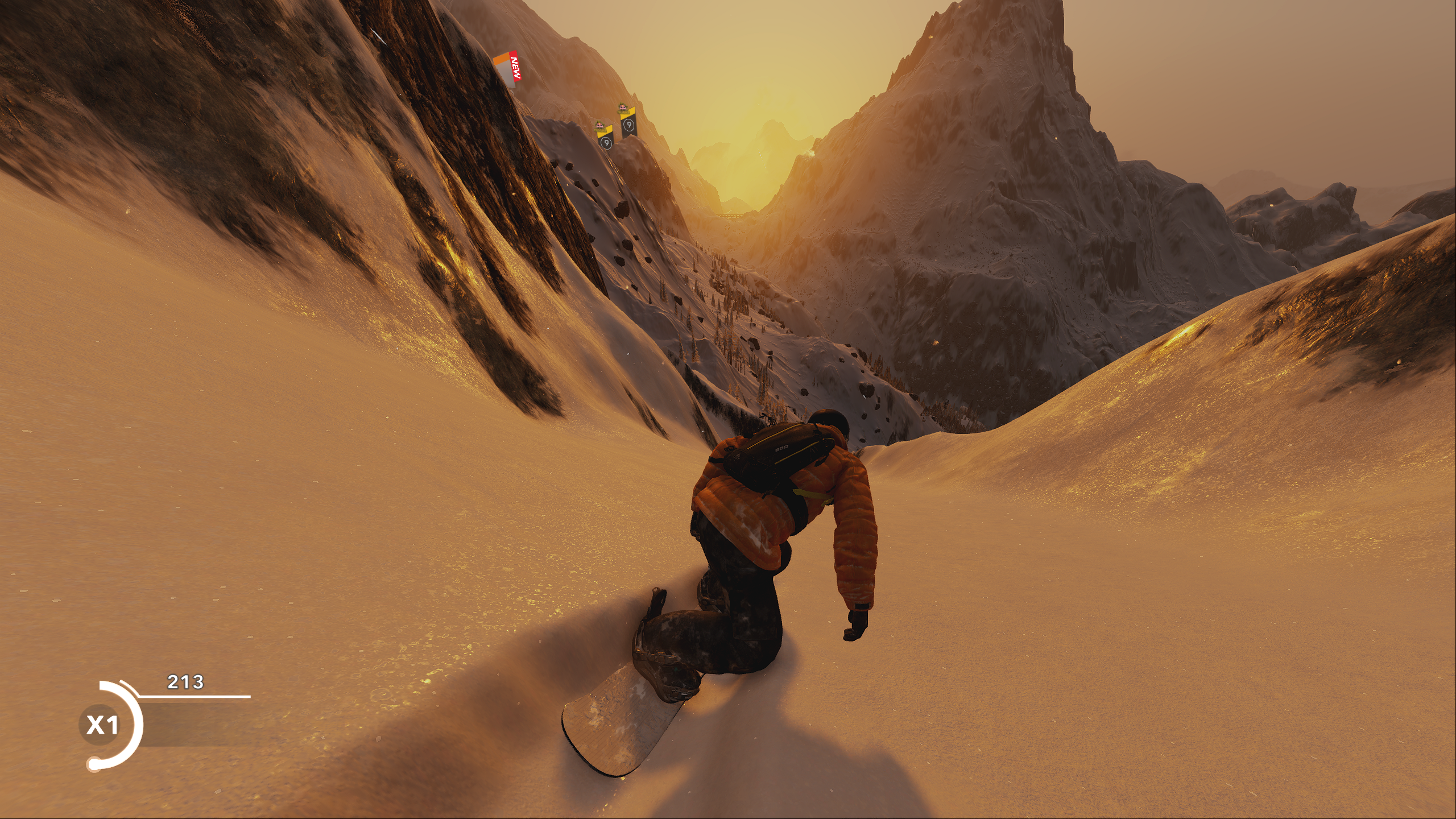 Steep, Interface In Game