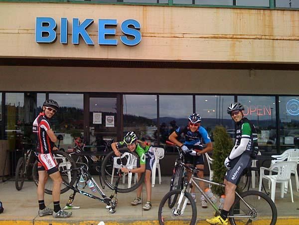 Start of the Tipperary Creek ride in Winter Park