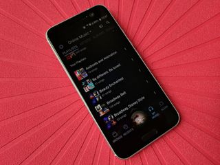 Amazon Music Playlists Hero Red U