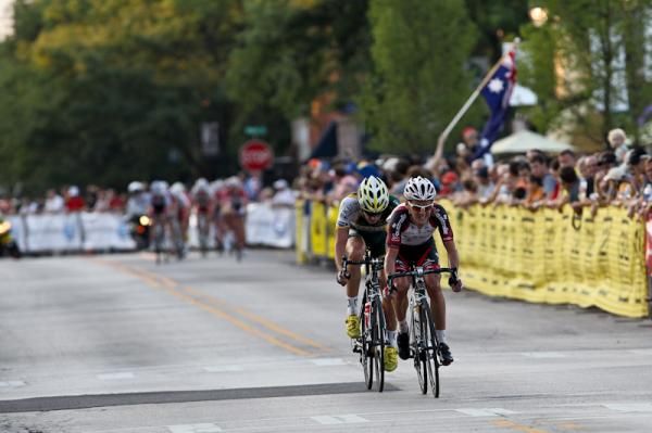 Another couple of riders get off the front of the break.