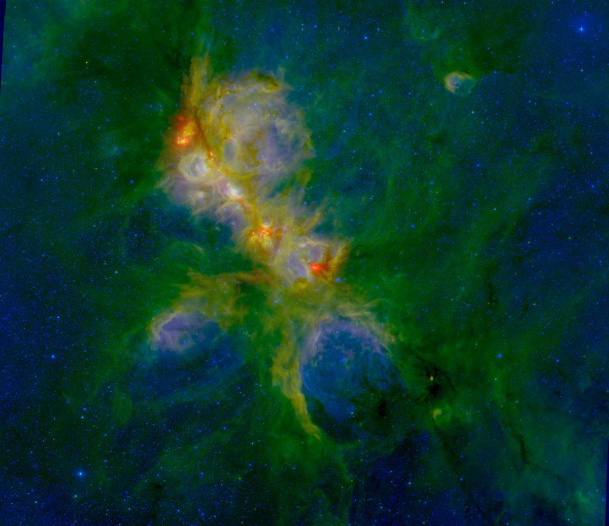 False-Color Image of NGC 6334