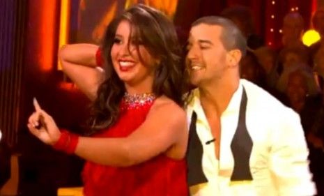 Bristol Palin smiled her way through the cha-cha-cha with partner Mark Ballas.