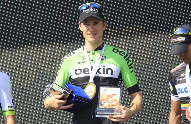 Theo Bos (Belkin) won stage 7 in Langkawi