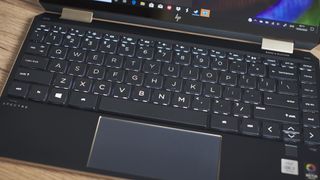 HP Spectre x360 (2020) on a wooden table