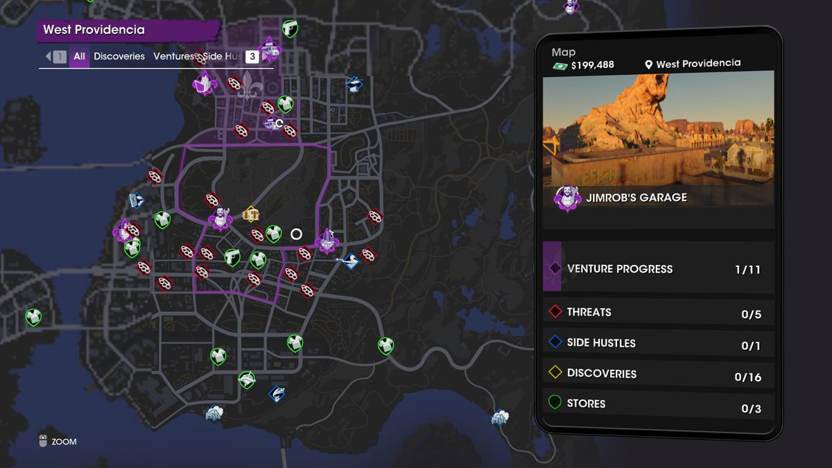 Saints Row, south east map