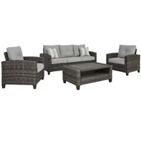 Cloverbrooke 4-Piece Outdoor Conversation Set: $2099.99$1399.99 at Ashley Homestore
Save $700