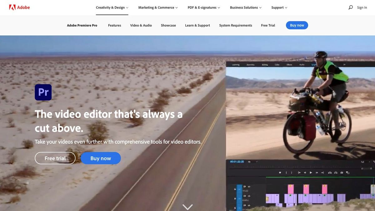 Adobe Premiere Pro Website