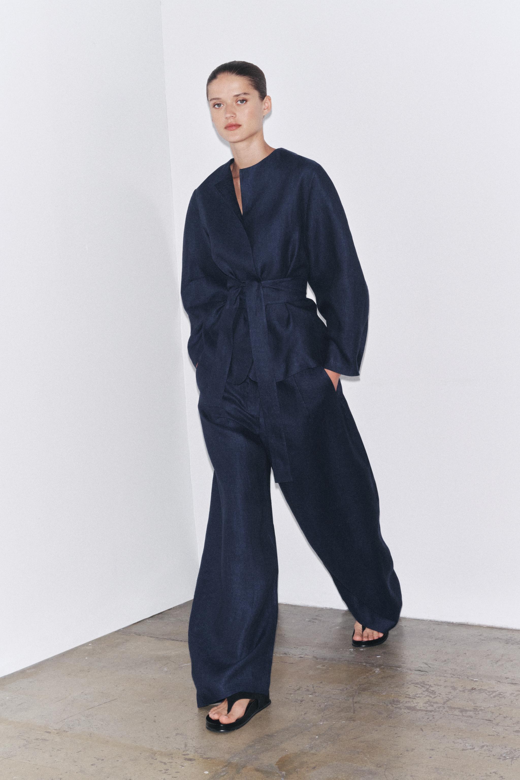 Zw Collection Limited Edition 100% Linen Pants